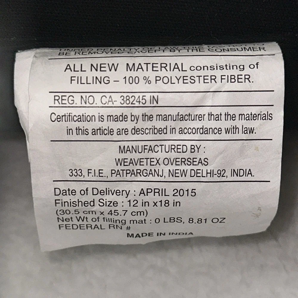 Room Essentials Black Loveit Hashtag Decorative Toss Pillow 12x18 Cotton Shell